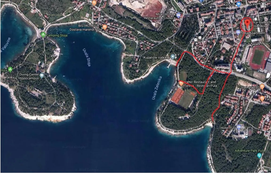 Lair By The Sea - Stoja, Pula Apartment